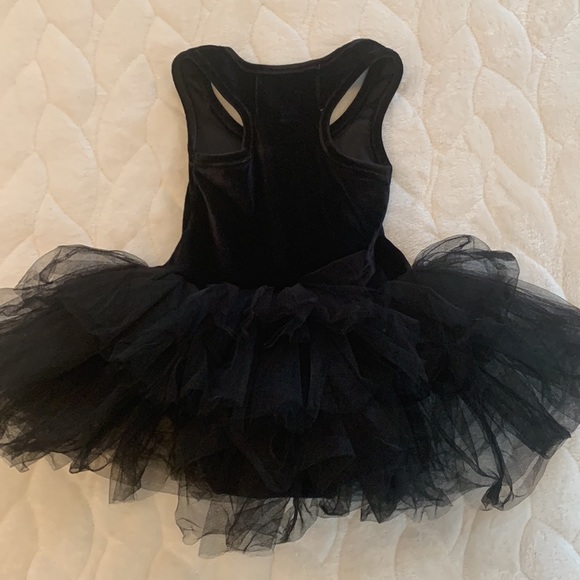 Plum NYC velvet leotard with tutu in black size 1 year - Picture 5 of 6